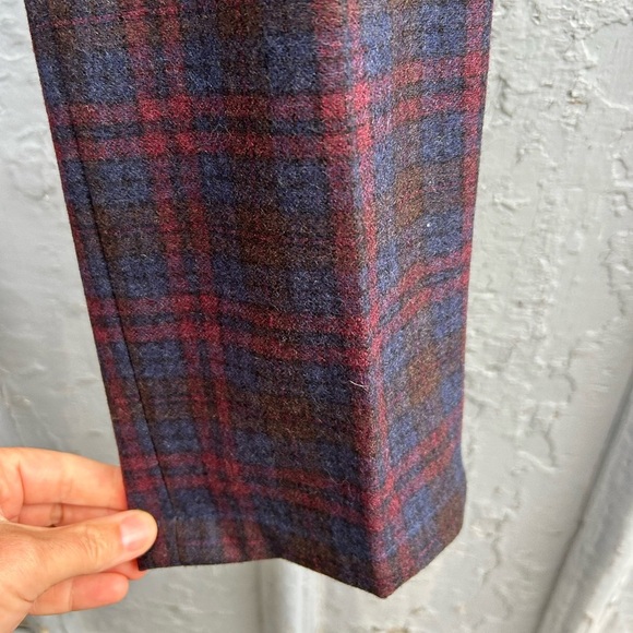Sand Copenhagen plaid wool blend pants, size 46 - Picture 3 of 9